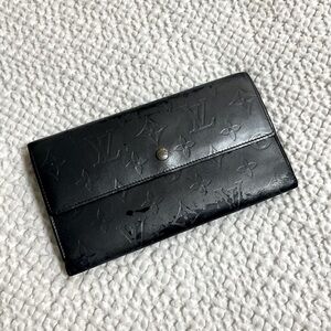 Louis Vuitton Black Embossed Clutch
